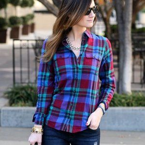 JCrew Plaid Button Down Shirt